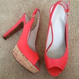 Nine West Coral Platform Peep Toe Closer Pump (9.5)